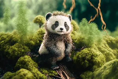 Adorable AI generated cola bear character - Cute digital art illustration created with free AI image generator